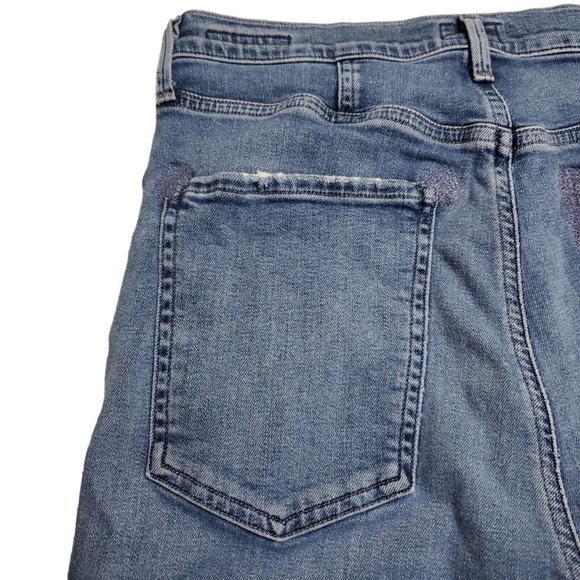Citizens of Humanity Chrissy High Rise Skinny Jeans Women's Sz 30 Distressed - Picture 7 of 12